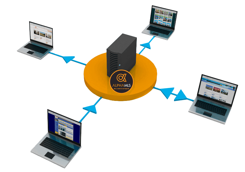 Alphashare Agent Networking Diagram